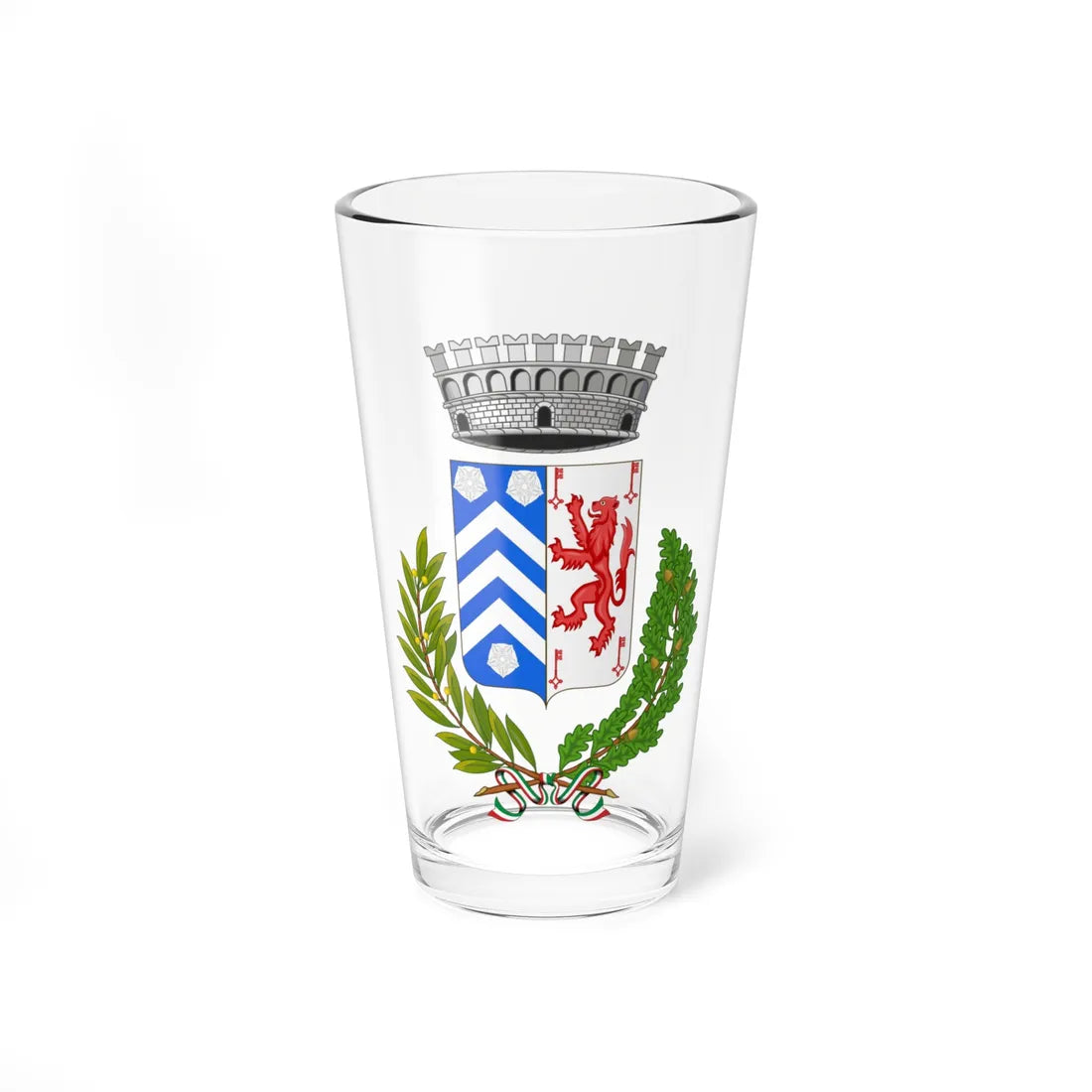 Verrayes-Stemma (Italy) (Coat of Arms) Pint Glass 16oz 16oz - Go Mug Yourself