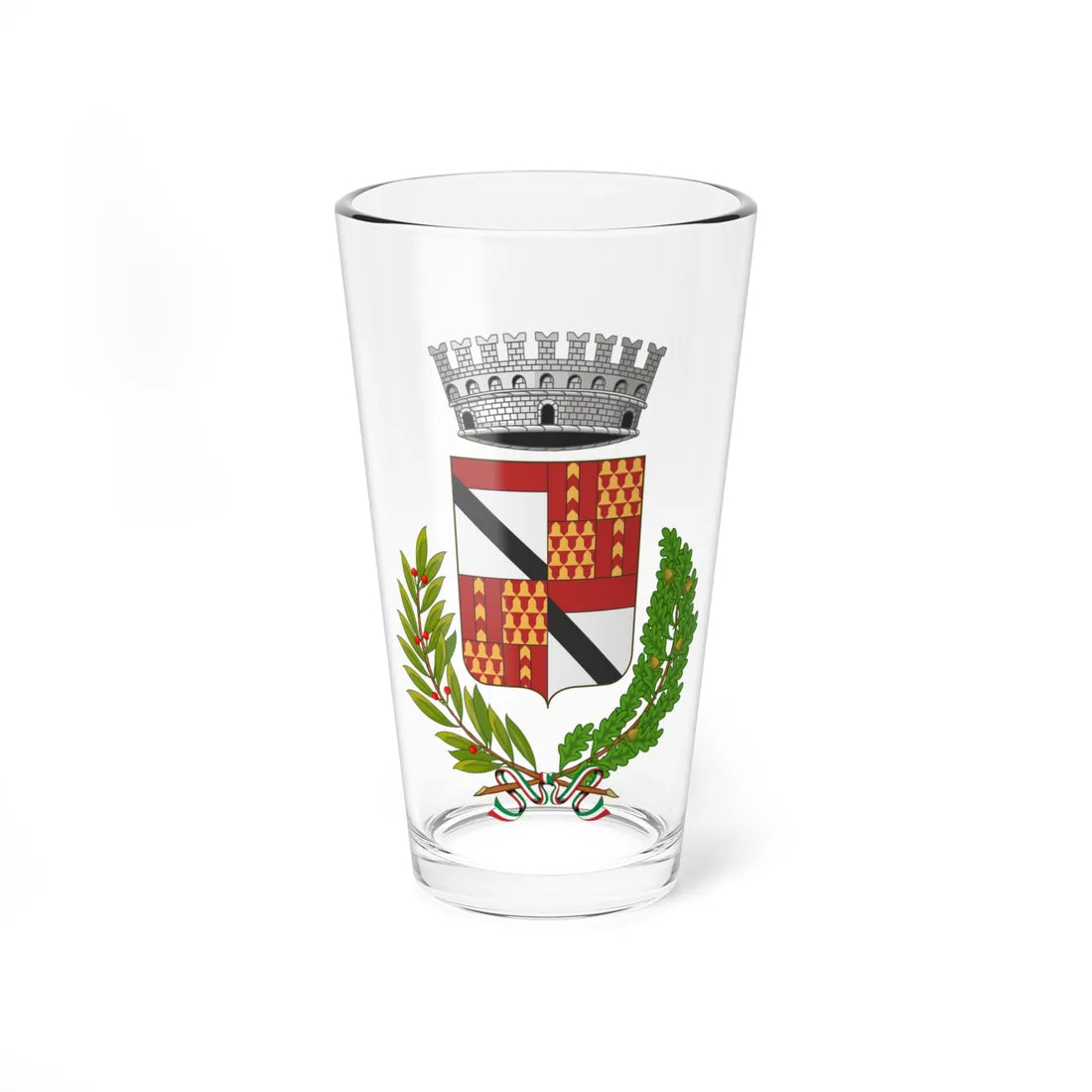 Verrès-Stemma (Italy) (Coat of Arms) Pint Glass 16oz 16oz - Go Mug Yourself