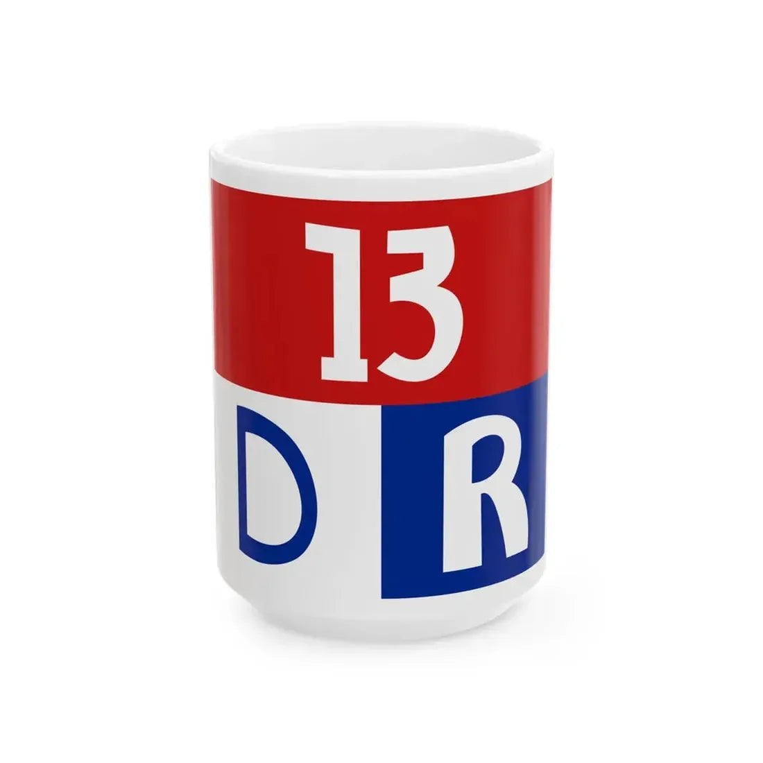 Version flag of the Student Revolutionary Directorate (Cuba) White Coffee Mug 15oz - Go Mug Yourself