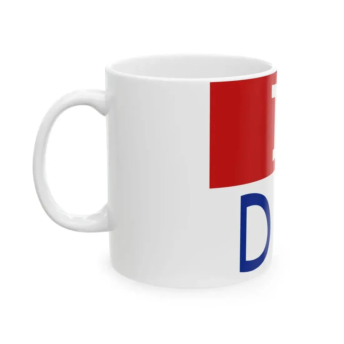 Version flag of the Student Revolutionary Directorate (Cuba) White Coffee Mug - Go Mug Yourself