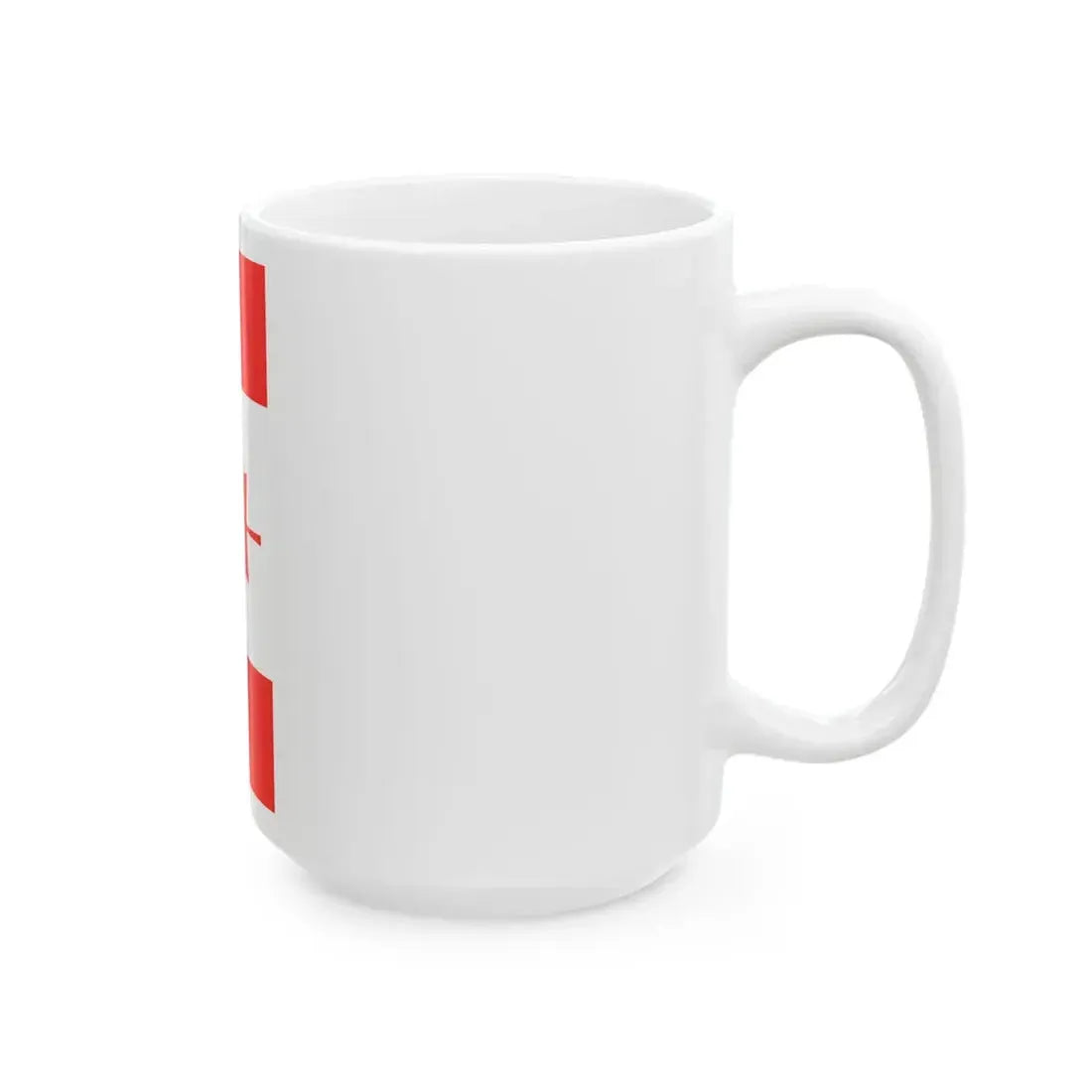 Vertical Flag of Canada (Canada) White Coffee Mug - Go Mug Yourself