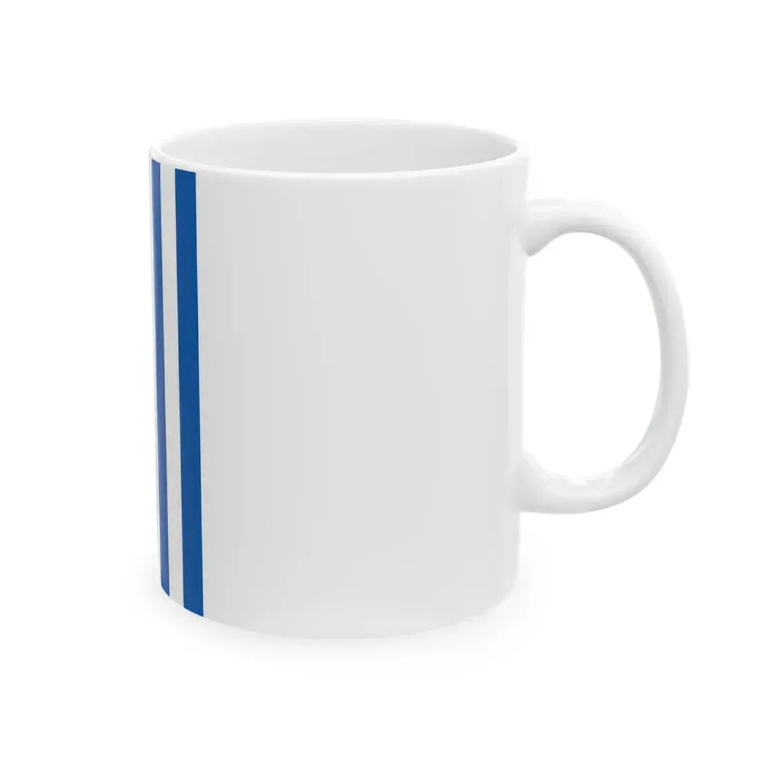 Vertical flag of Greece correct (Greece) White Coffee Mug - Go Mug Yourself