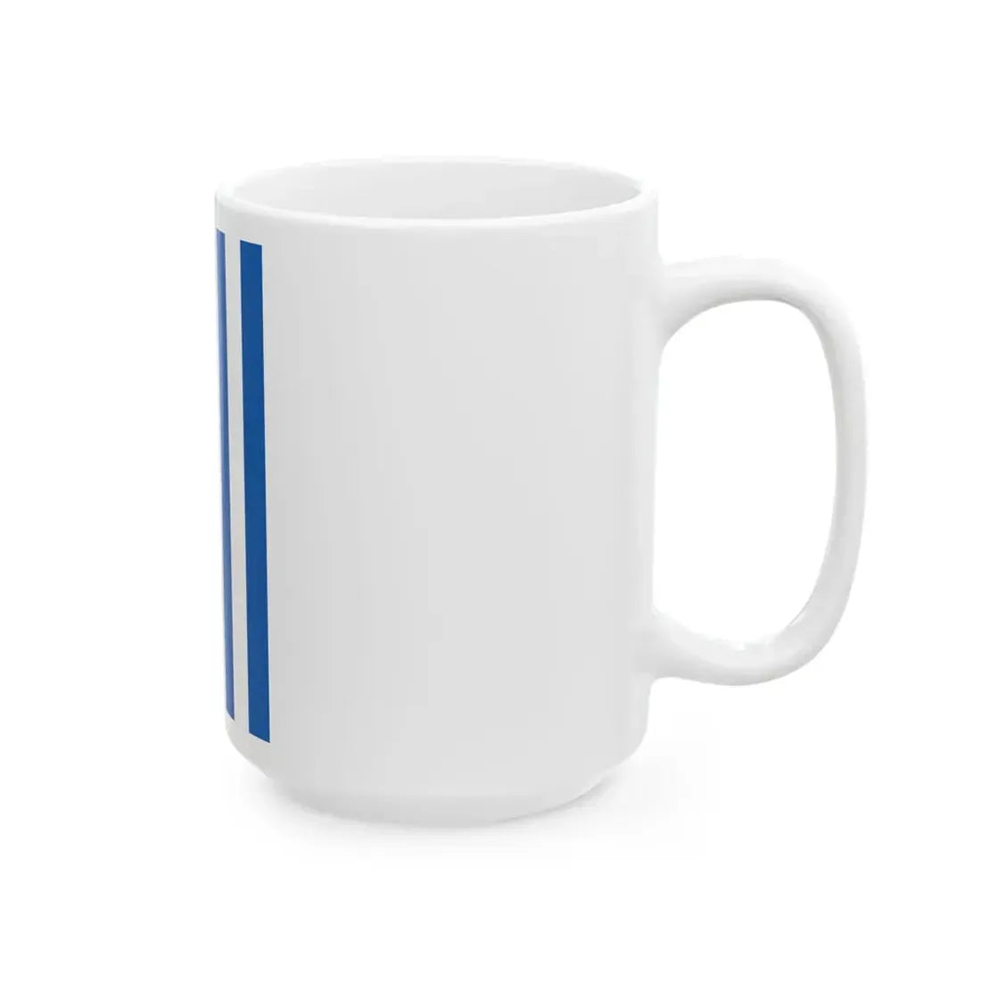 Vertical flag of Greece correct (Greece) White Coffee Mug - Go Mug Yourself