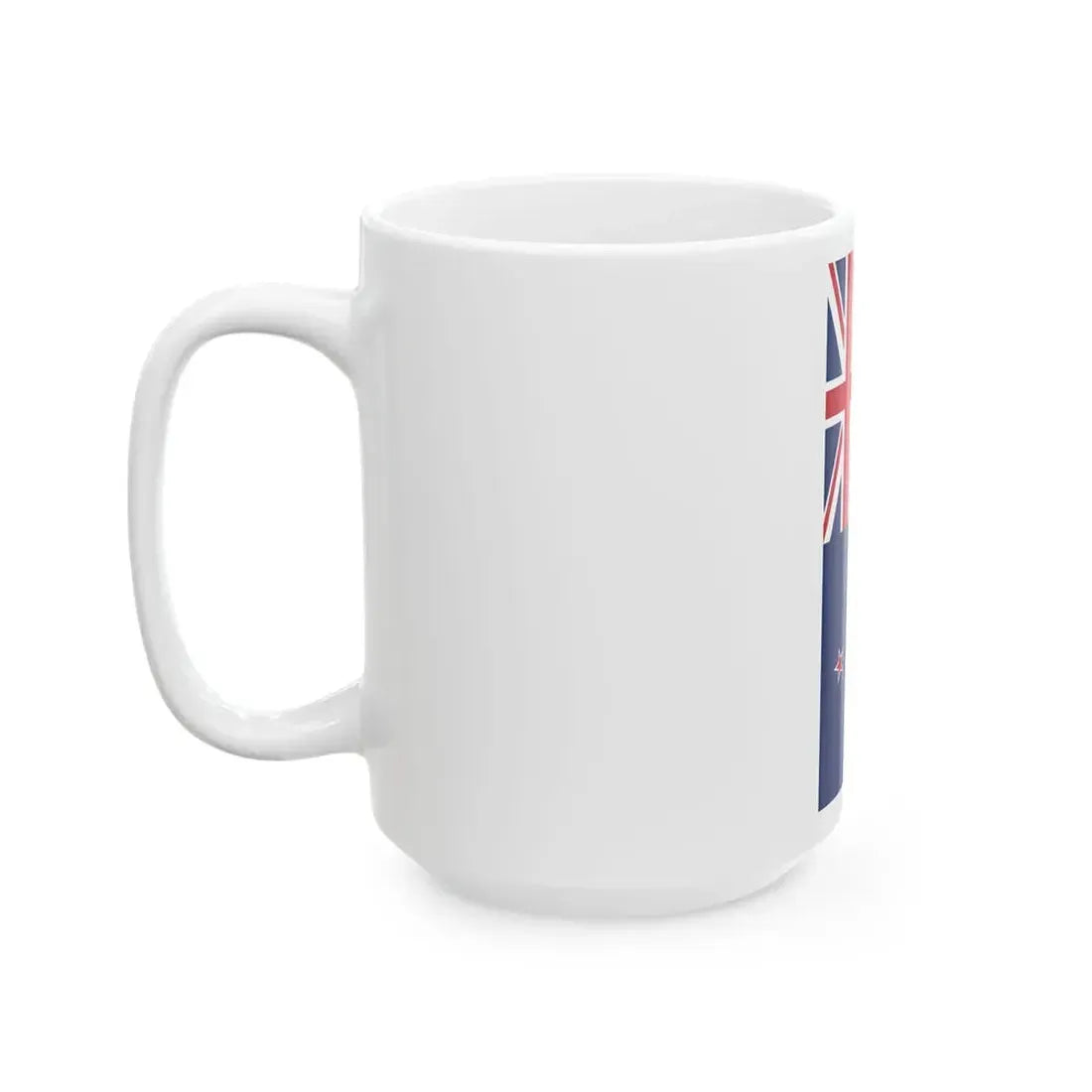 Vertical Flag of New Zealand (New Zealand) White Coffee Mug - Go Mug Yourself