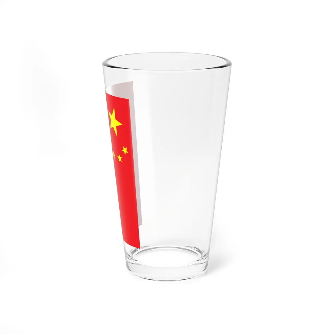Vertical Flag of the Peoples Republic of China (China) Pint Glass 16oz - Go Mug Yourself