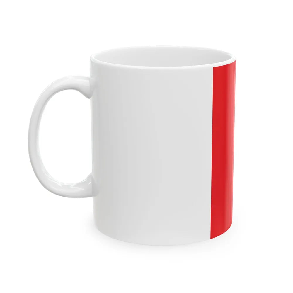 Vertical Flag of the Peoples Republic of China (China) White Coffee Mug - Go Mug Yourself