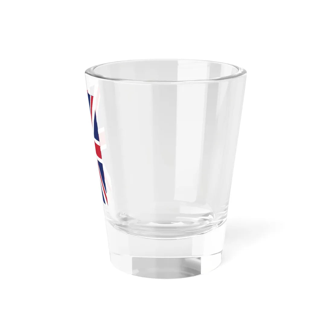 Vertical flag of the United Kingdom 3-5 (United Kingdom) Shot Glass 1.5oz - Go Mug Yourself
