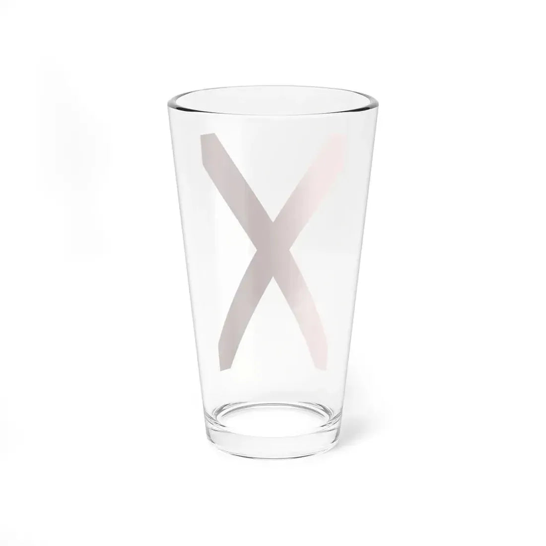 Vertical Saint Patricks saltire (Ireland) Pint Glass 16oz - Go Mug Yourself