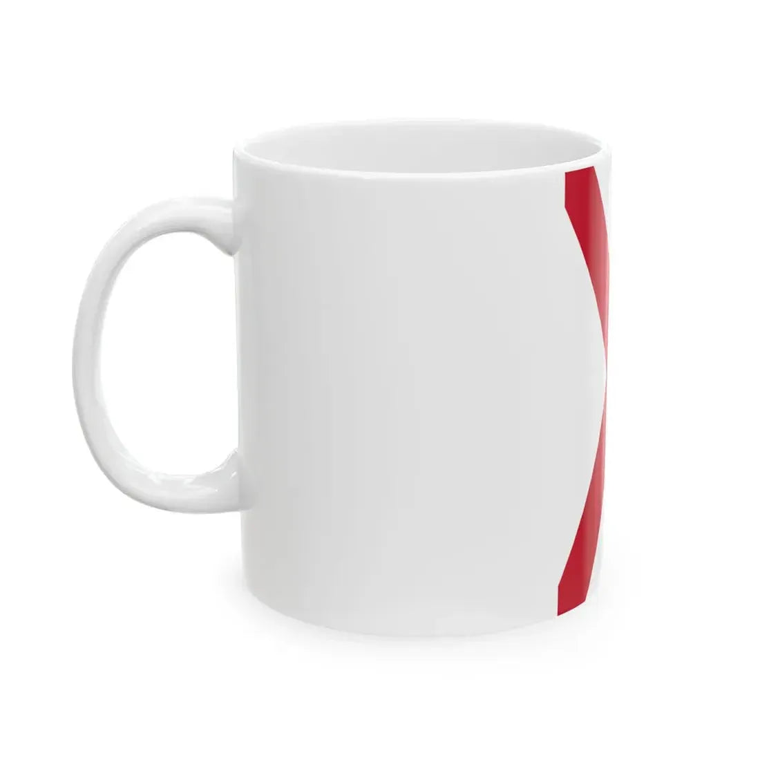 Vertical Saint Patricks saltire (Ireland) White Coffee Mug - Go Mug Yourself