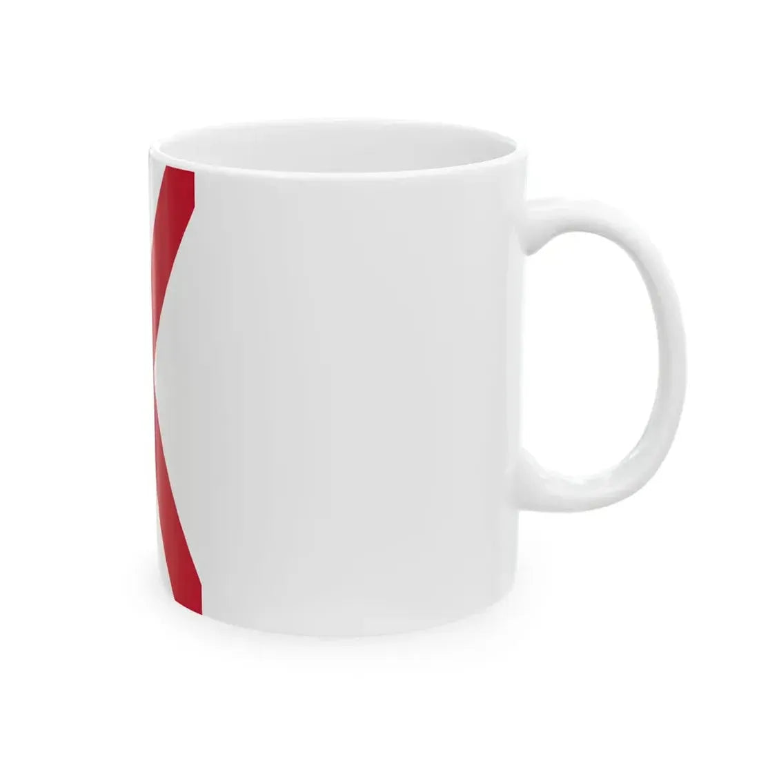 Vertical Saint Patricks saltire (Ireland) White Coffee Mug - Go Mug Yourself