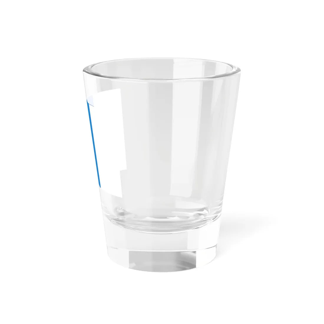 Vertical White-blue-white flag (Russia) Shot Glass 1.5oz - Go Mug Yourself