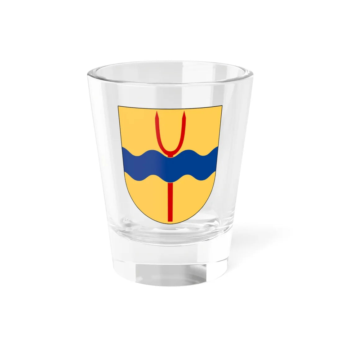 Veta församling vapen (Sweden) (Coat of Arms) Shot Glass 1.5oz - Go Mug Yourself