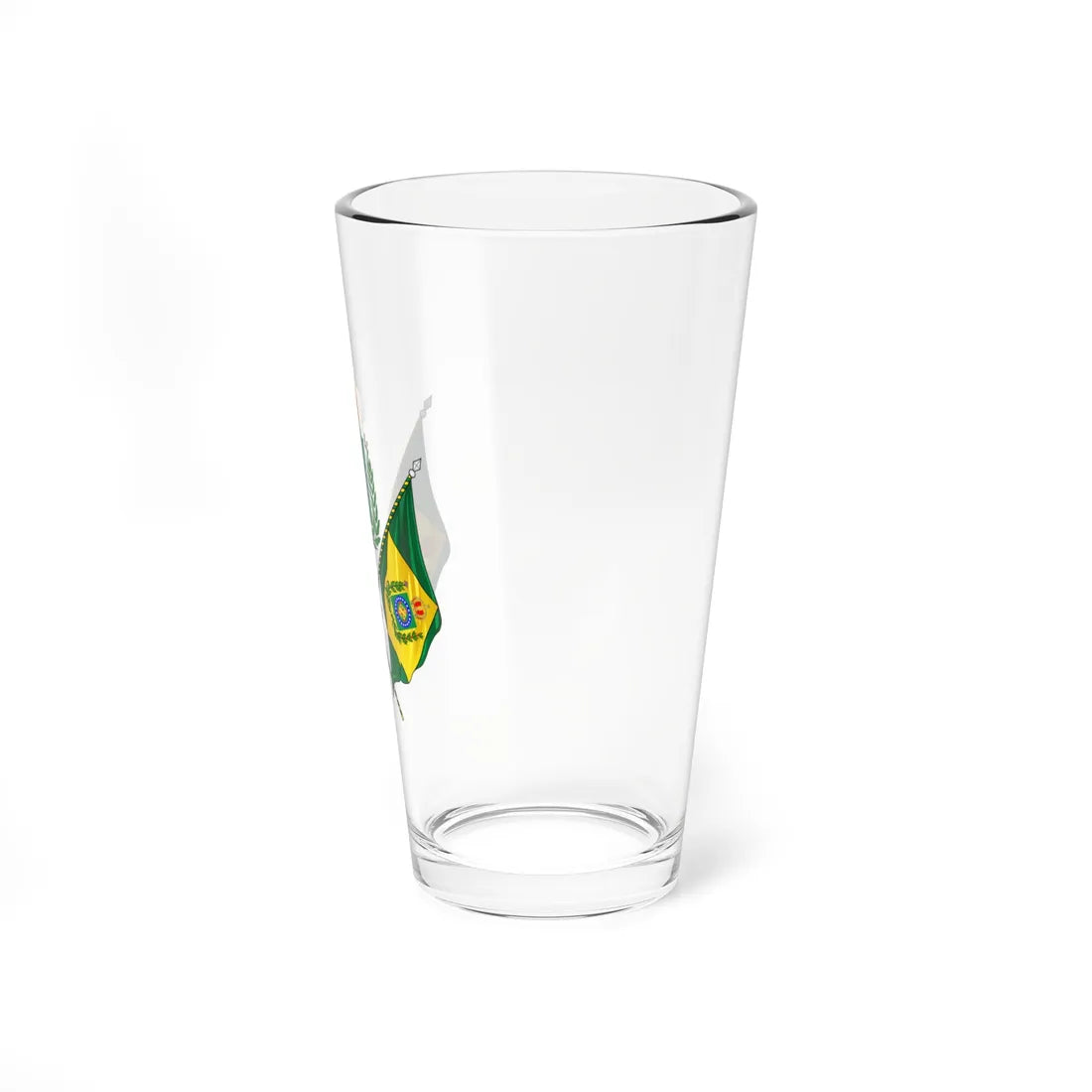 Vexillology of Brazil 19th century (Brazil) (Coat of Arms) Pint Glass 16oz - Go Mug Yourself
