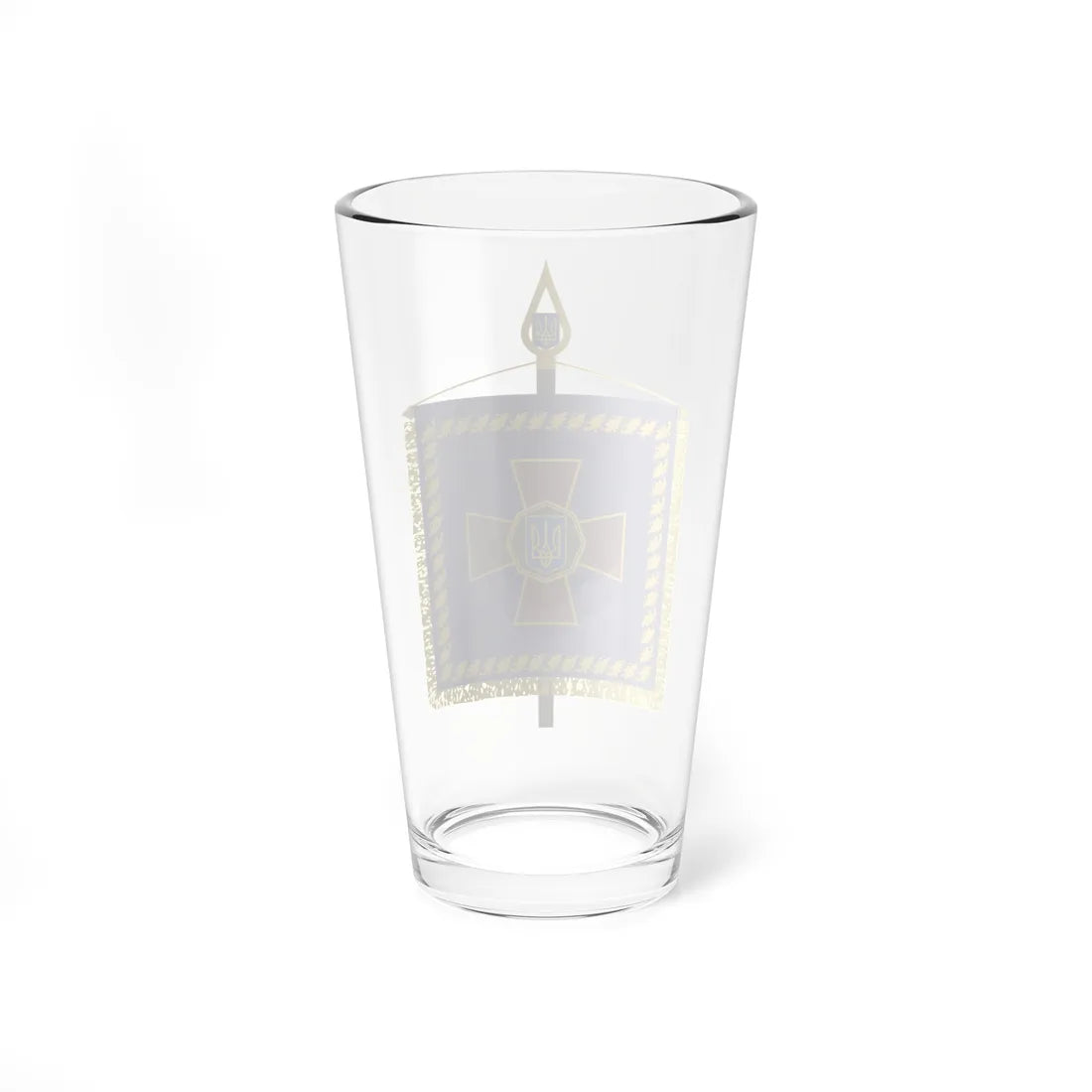 Vexillum of the Commander-in-Chief of the National Guard of Ukraine (Ukraine) Pint Glass 16oz - Go Mug Yourself