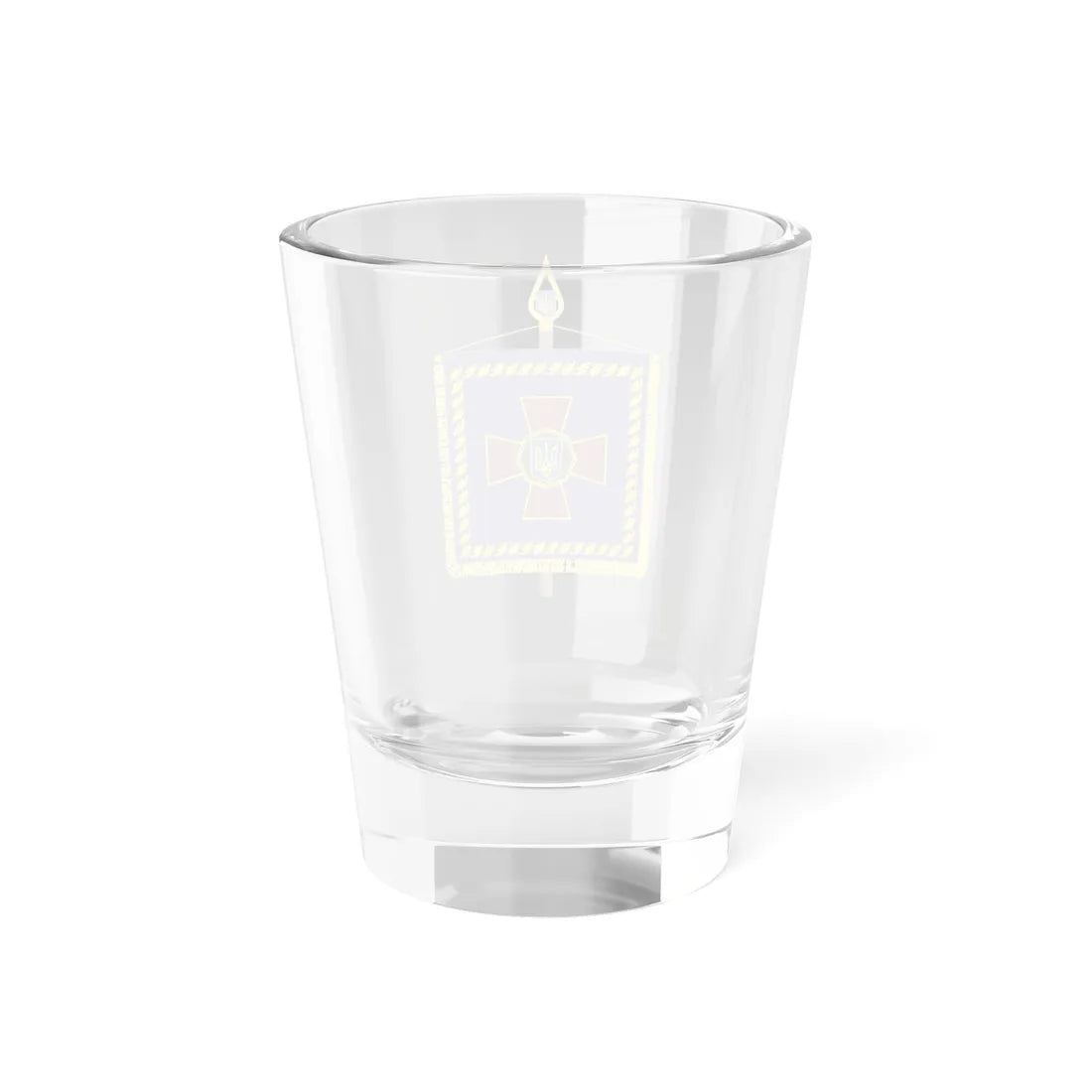 Vexillum of the Commander-in-Chief of the National Guard of Ukraine (Ukraine) Shot Glass 1.5oz - Go Mug Yourself