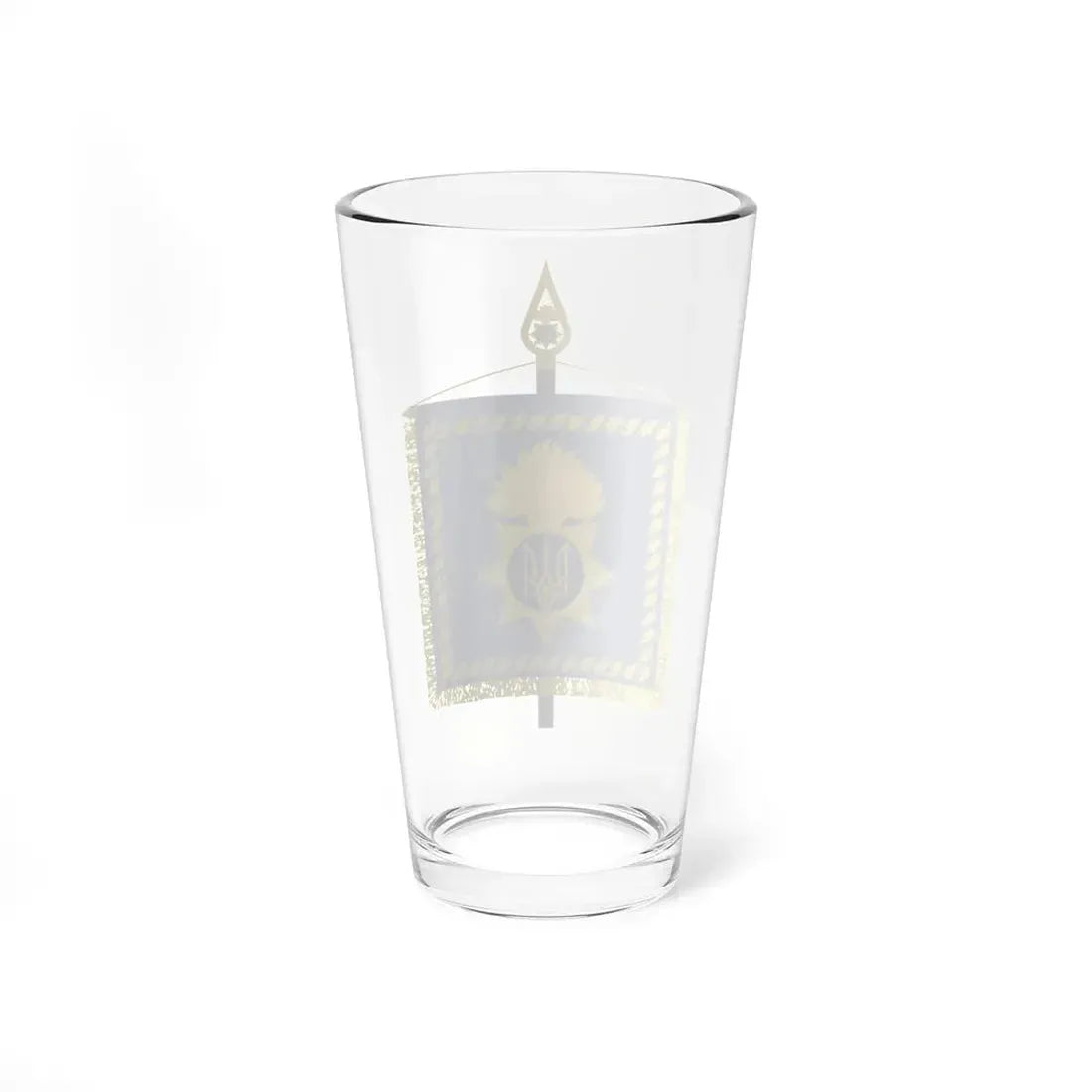 Vexillum of the Head of the National Guard of Ukraine (Ukraine) Pint Glass 16oz - Go Mug Yourself