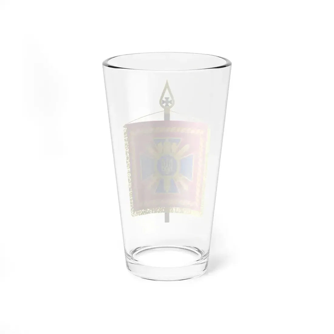 Vexillum of the Head of the Security Service of Ukraine (Ukraine) Pint Glass 16oz - Go Mug Yourself
