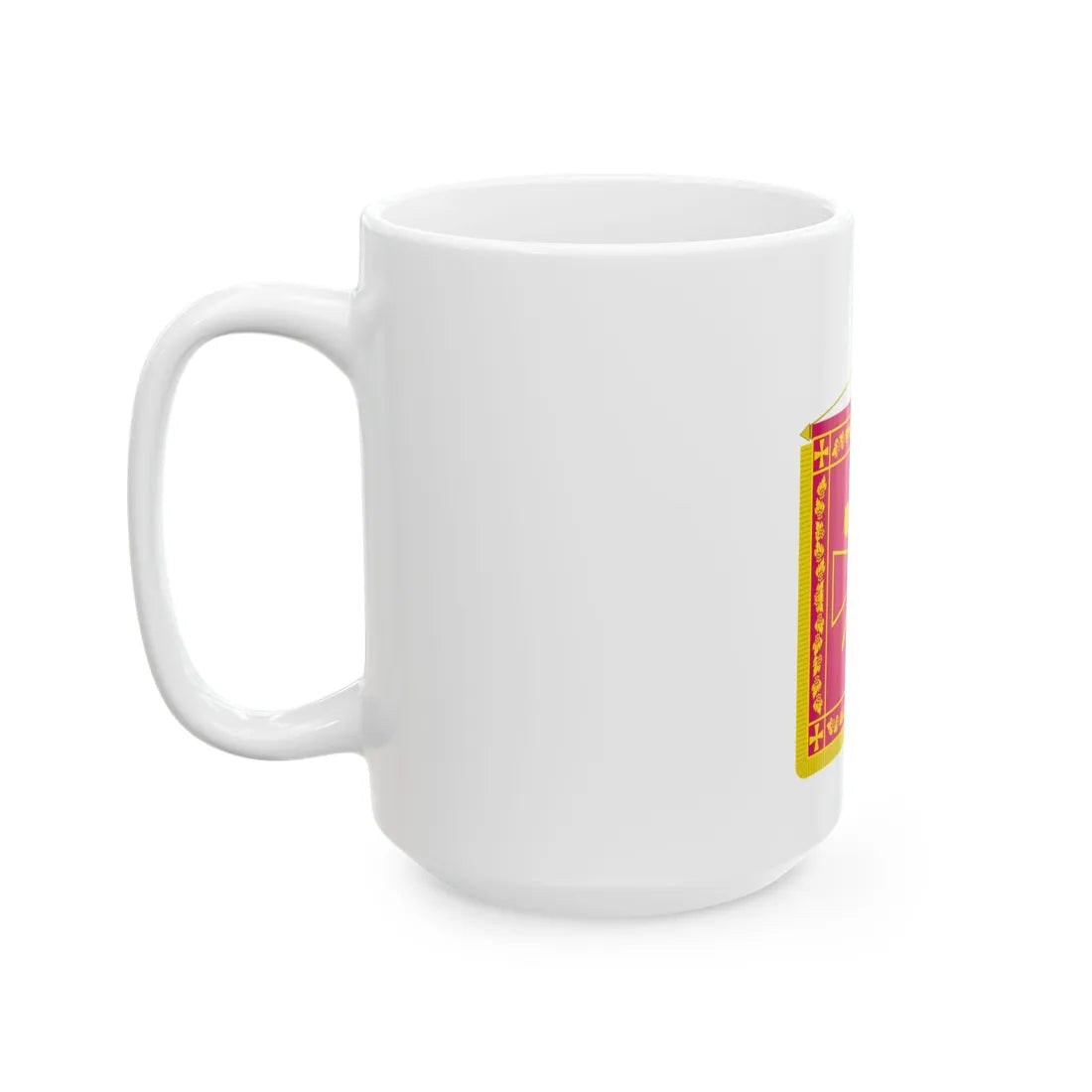 Vexillum of the Minister of Defence of Ukraine (Ukraine) White Coffee Mug - Go Mug Yourself