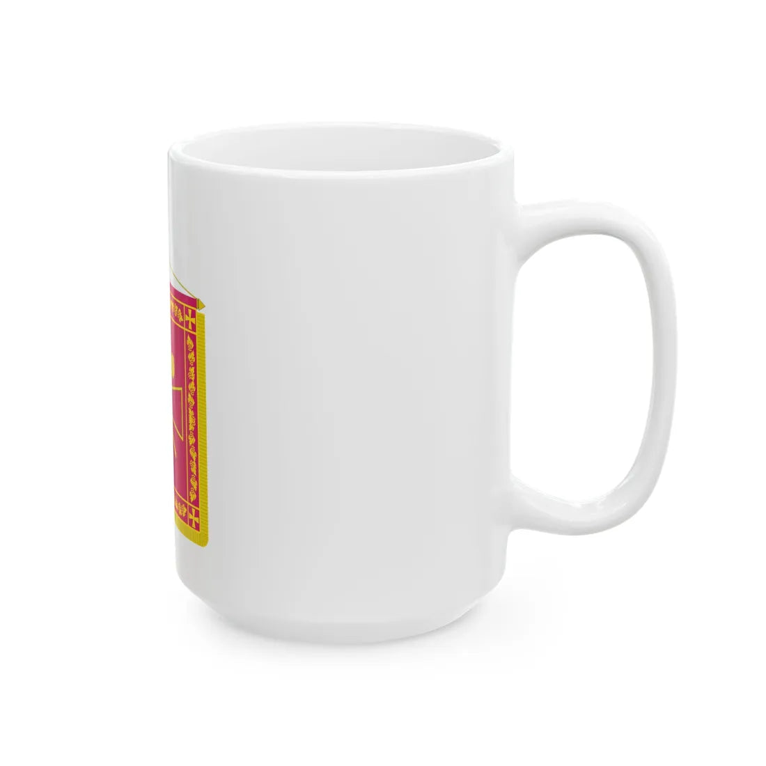 Vexillum of the Minister of Defence of Ukraine (Ukraine) White Coffee Mug - Go Mug Yourself