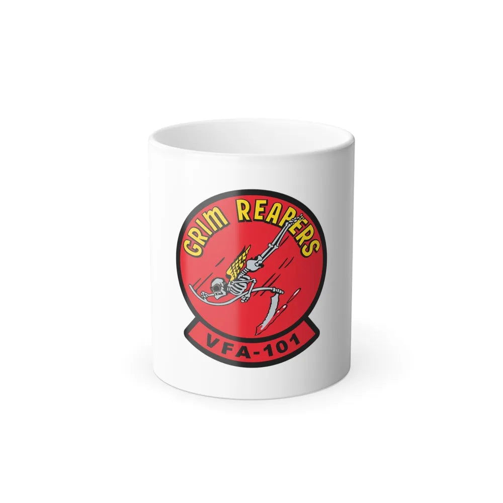 VFA 101 Grim Reapers (U.S. Navy) Color Changing Mug 11oz-11oz-Go Mug Yourself