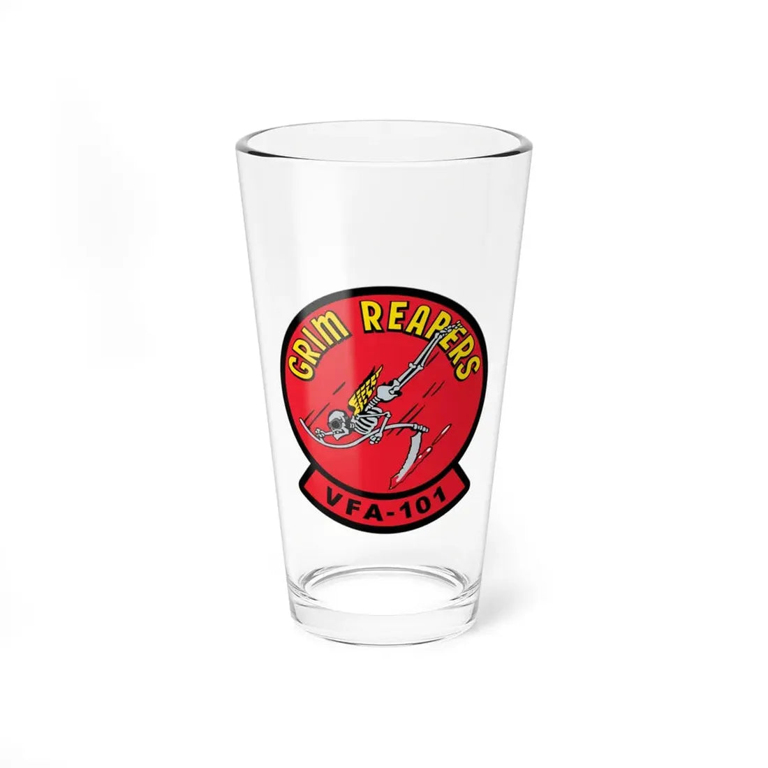 VFA 101 Grim Reapers (U.S. Navy) Pint Glass 16oz 16oz - Go Mug Yourself