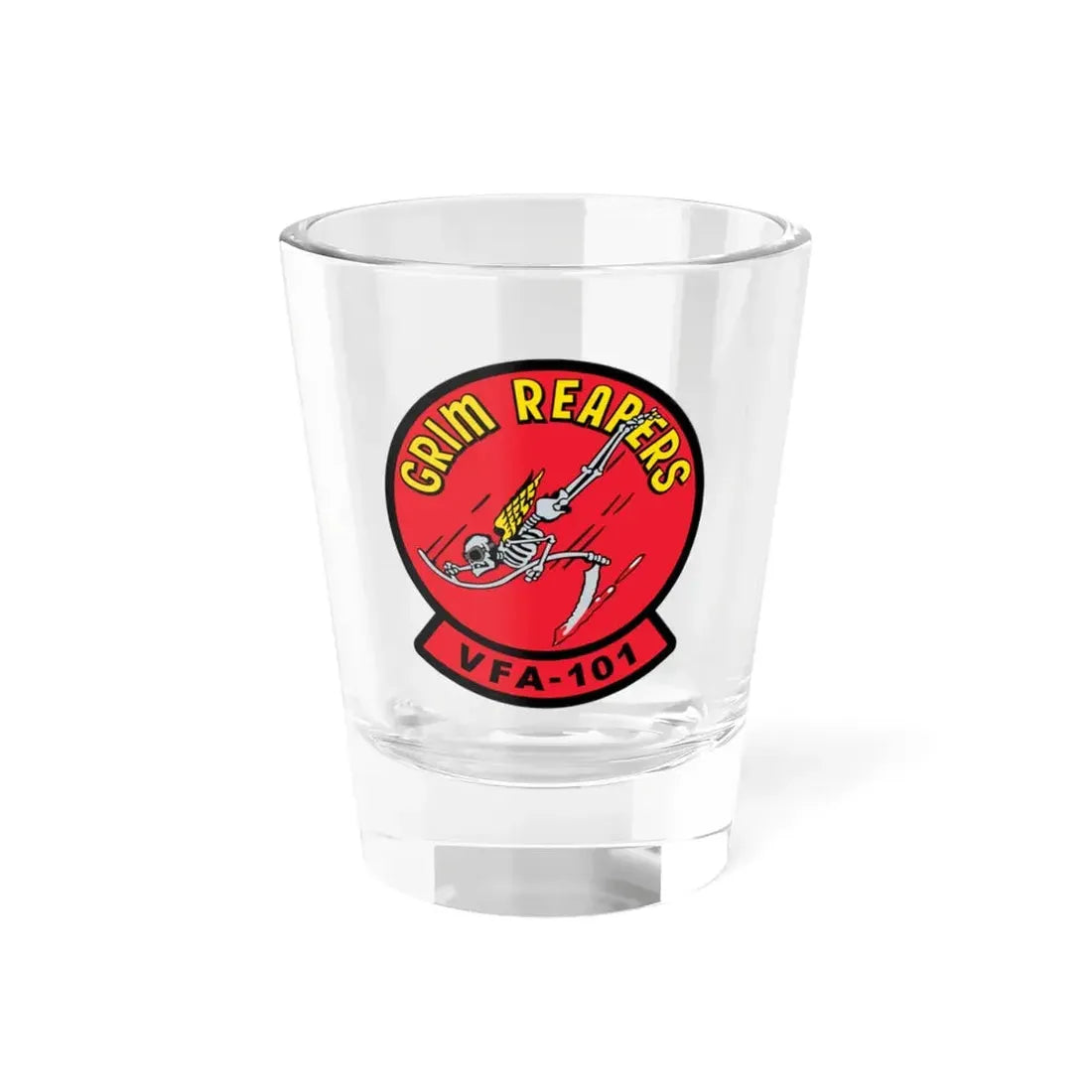 VFA 101 Grim Reapers (U.S. Navy) Shot Glass 1.5oz 1.5oz - Go Mug Yourself