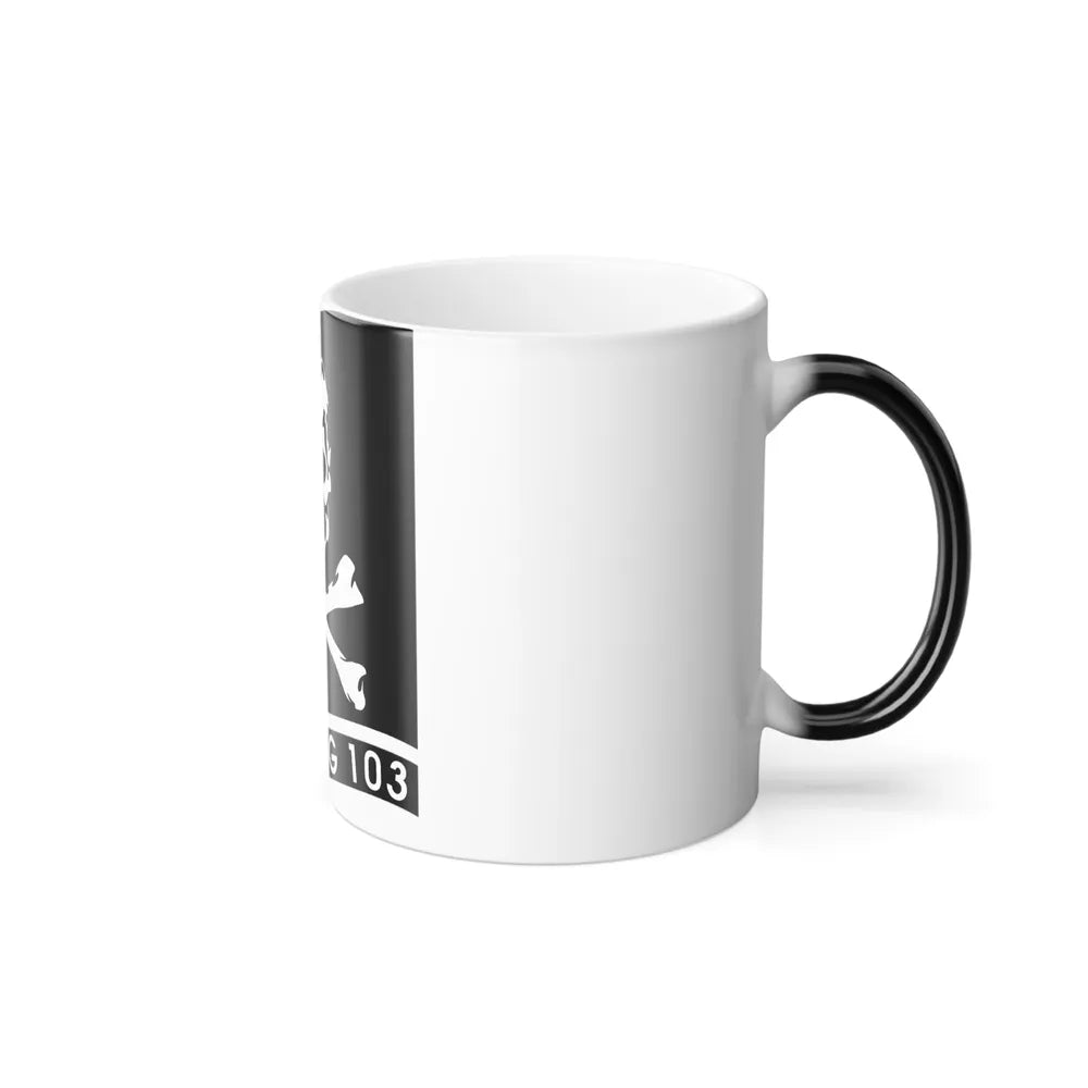 VFA 103 Jolly Rogers (U.S. Navy) Color Changing Mug 11oz-Go Mug Yourself