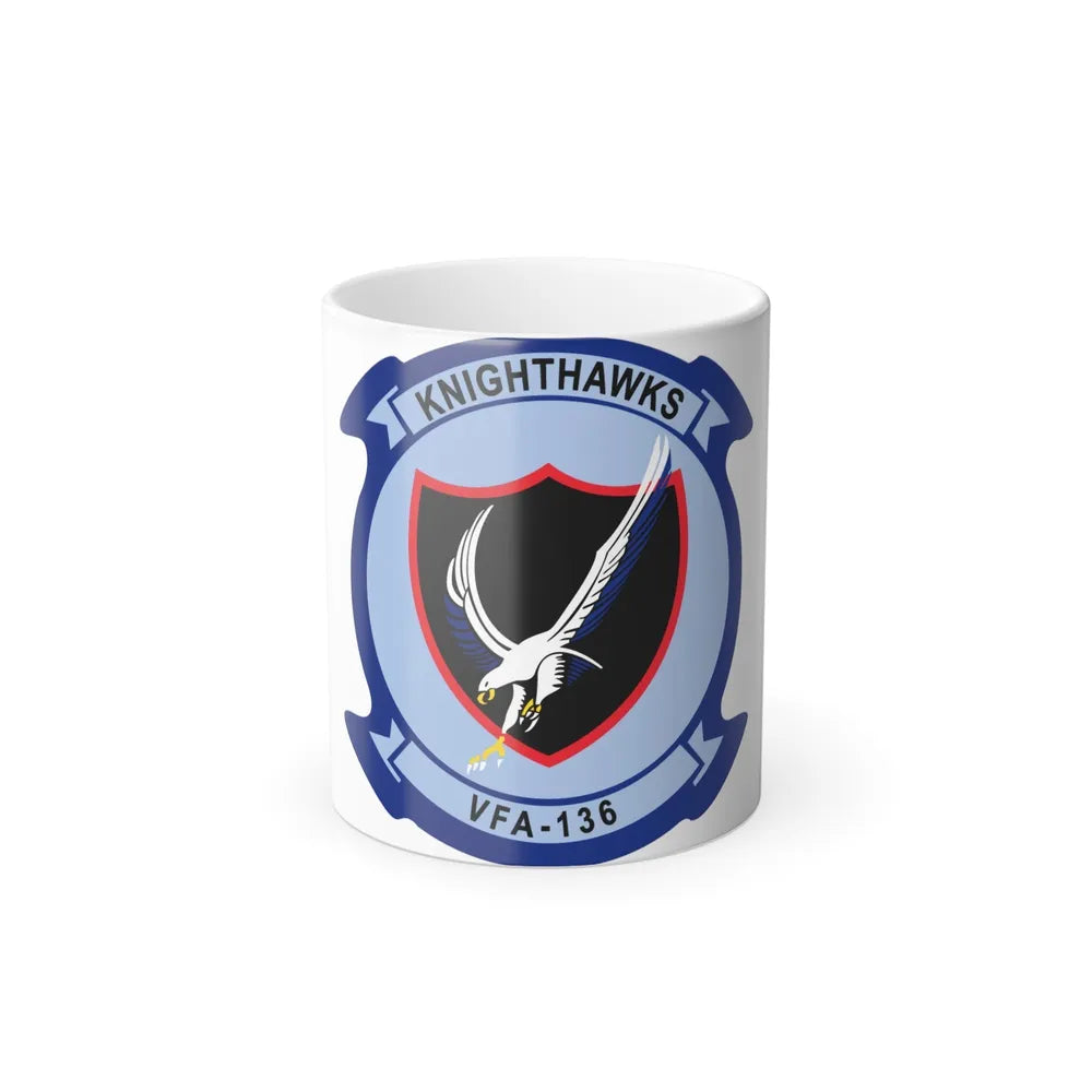 VFA 136 Knighthawks v2 (U.S. Navy) Color Changing Mug 11oz-11oz-Go Mug Yourself