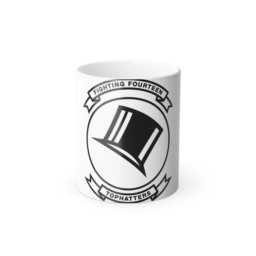 VFA 14 Tophatters (U.S. Navy) Color Changing Mug 11oz-11oz-Go Mug Yourself