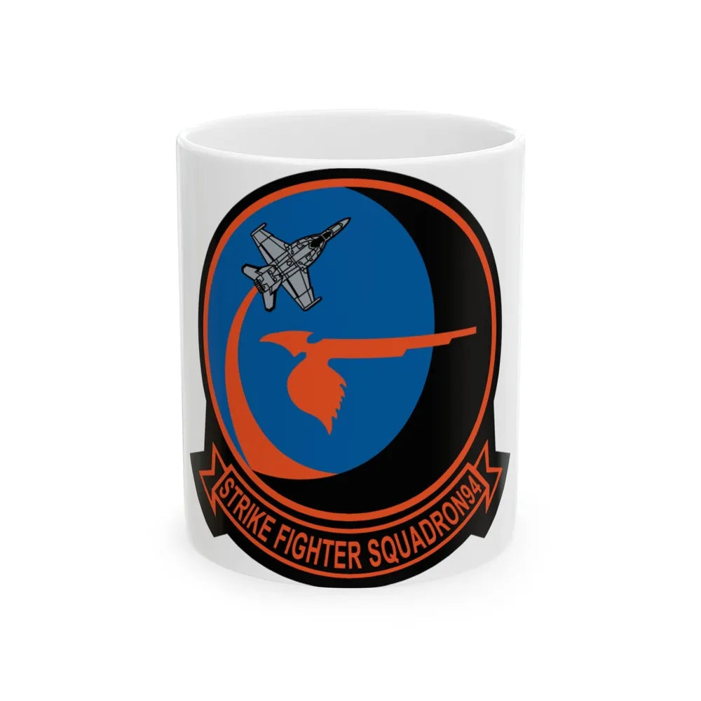 VFA 94 Mighty Shrikes (U.S. Navy) White Coffee Mug-11oz-Go Mug Yourself