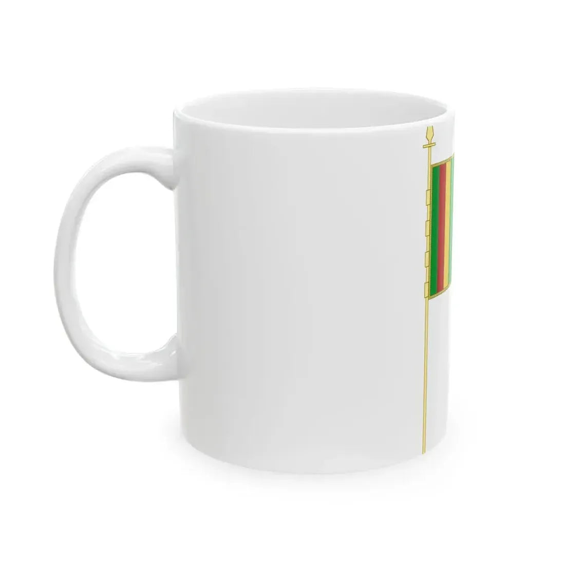Viadana-Bandiera con Asta (Italy) White Coffee Mug - Go Mug Yourself