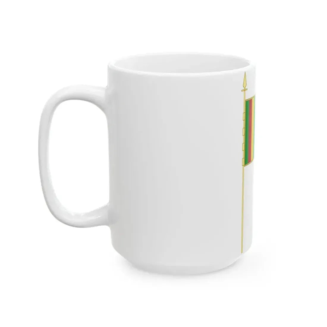 Viadana-Bandiera con Asta (Italy) White Coffee Mug - Go Mug Yourself