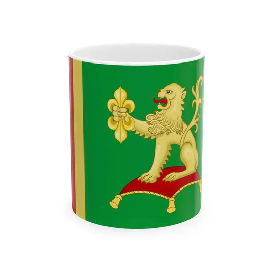Viadana-Bandiera (Italy) White Coffee Mug 11oz - Go Mug Yourself
