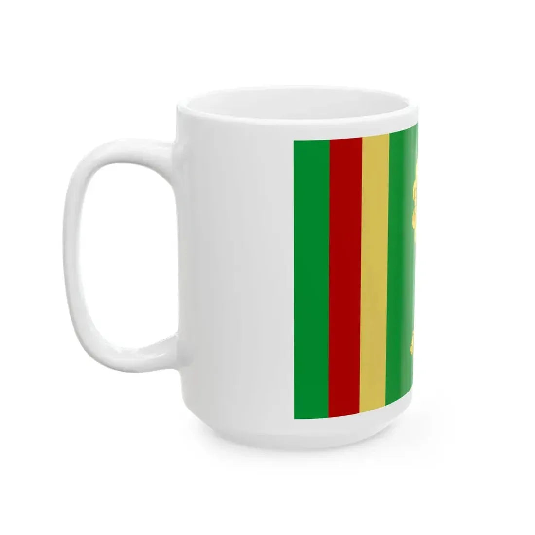 Viadana-Bandiera (Italy) White Coffee Mug - Go Mug Yourself