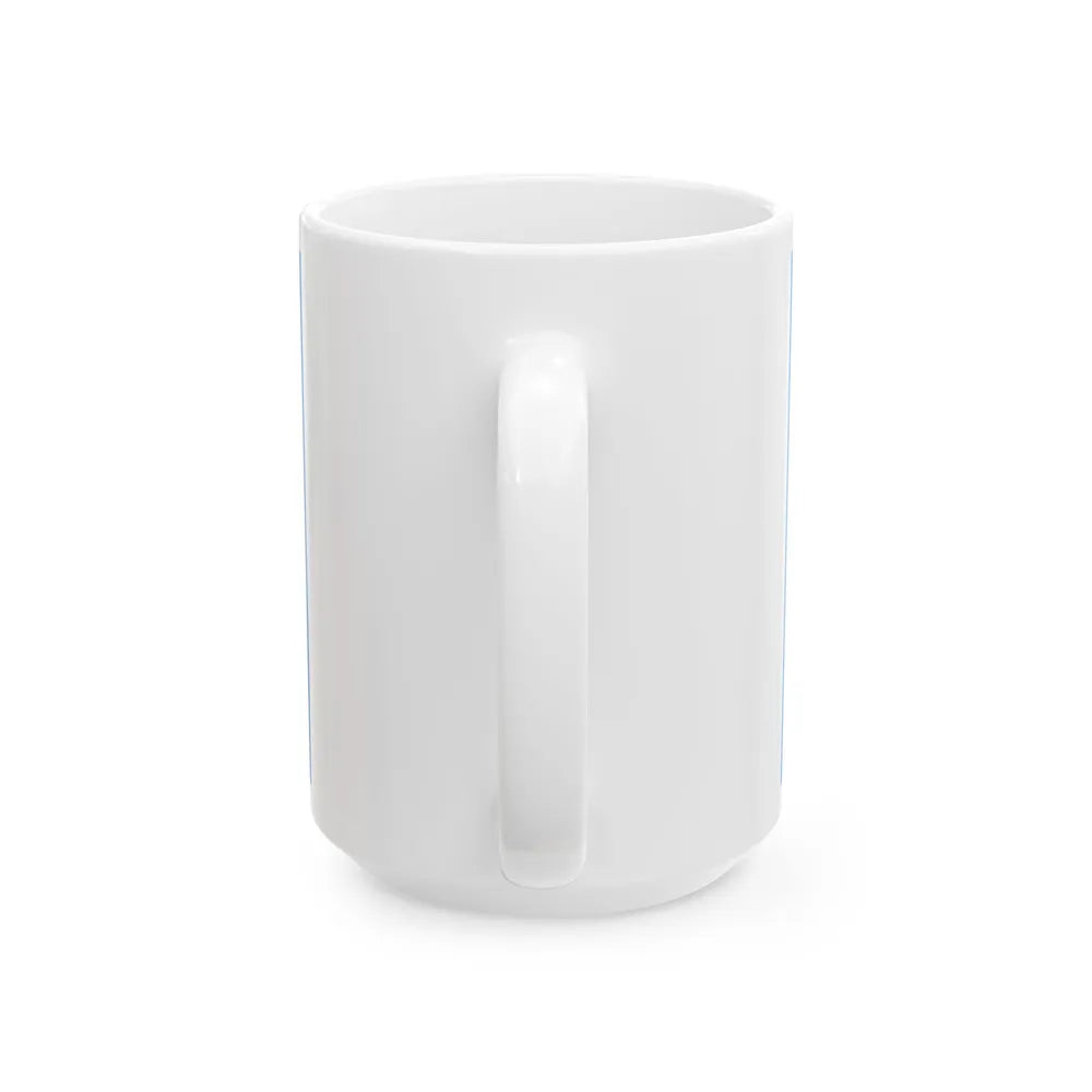 Vicealmirante armada Argentina bandera (Argentina) White Coffee Mug - Go Mug Yourself