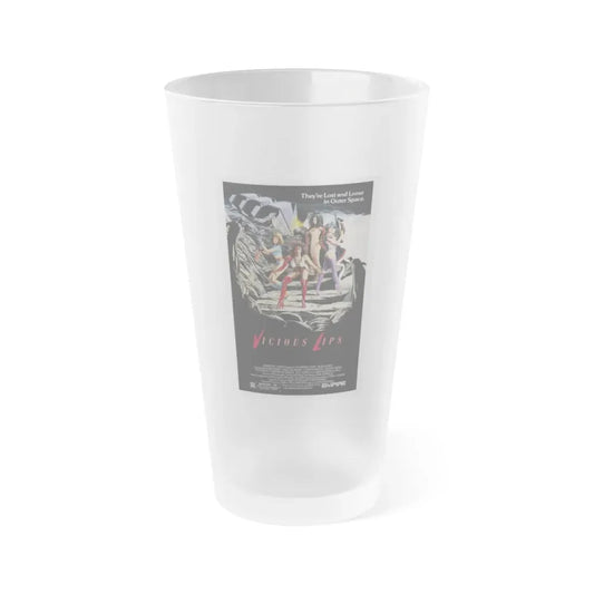VICIOUS LIPS 1986 Movie Poster - Frosted Pint Glass 16oz 16oz Frosted - Go Mug Yourself