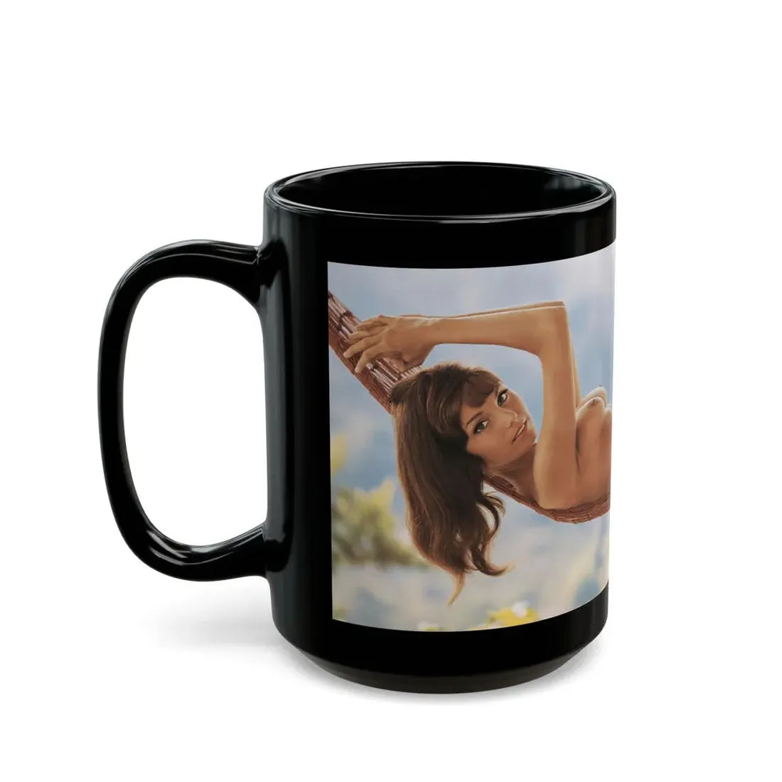 Victoria Vetri #01 - Nude ''Playboy Centerfold Gate''1 (Vintage Female Icon) Black Coffee Mug - Go Mug Yourself