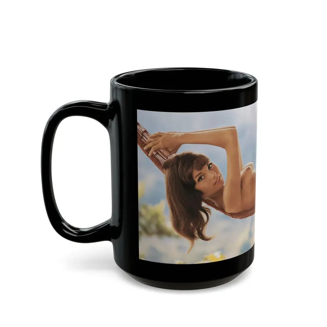 Victoria Vetri #01 - Nude ''Playboy Centerfold Gate''2 (Vintage Female Icon) Black Coffee Mug - Go Mug Yourself