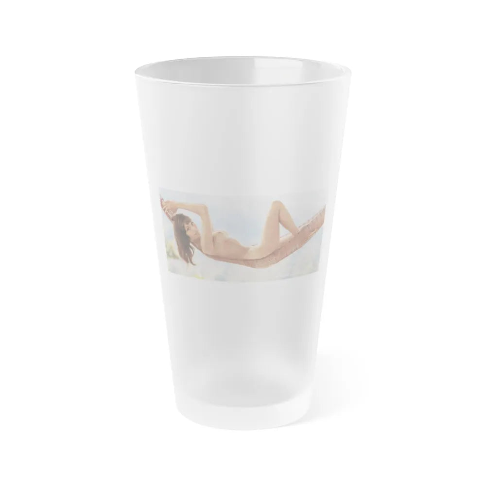 Victoria Vetri #01 - Nude ''Playboy Centerfold Gate''1 (Vintage Female Icon) Frosted Pint Glass 16oz-16oz-Frosted-Go Mug Yourself