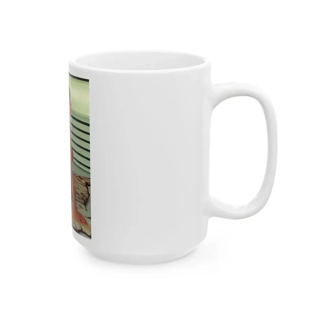 Victoria Vetri #100 - Topless (Vintage Female Icon) White Coffee Mug - Go Mug Yourself