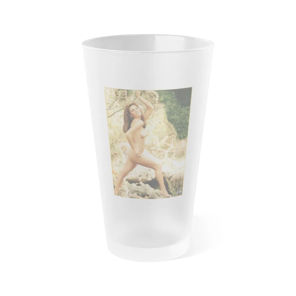 Victoria Vetri #101 - Nude (Vintage Female Icon) Frosted Pint Glass 16oz-16oz-Frosted-Go Mug Yourself