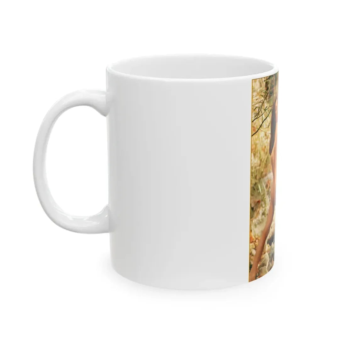 Victoria Vetri #101 - Nude (Vintage Female Icon) White Coffee Mug - Go Mug Yourself