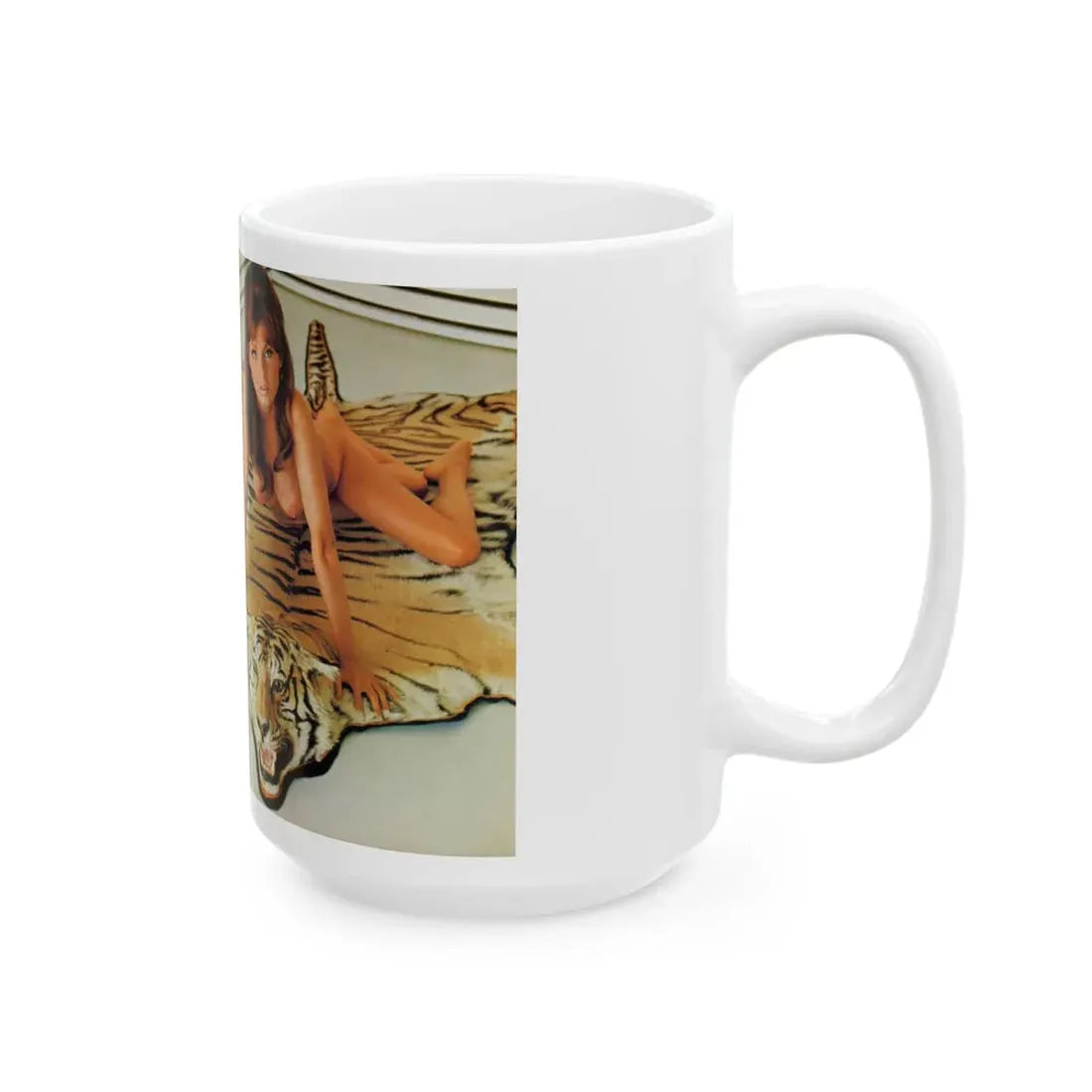 Victoria Vetri #105 - Topless (Vintage Female Icon) White Coffee Mug - Go Mug Yourself