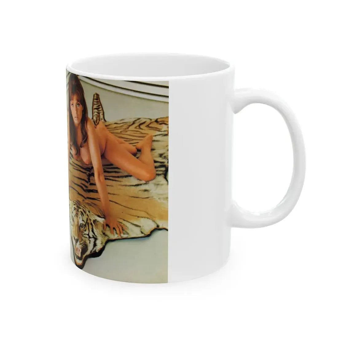 Victoria Vetri #105 - Topless (Vintage Female Icon) White Coffee Mug - Go Mug Yourself