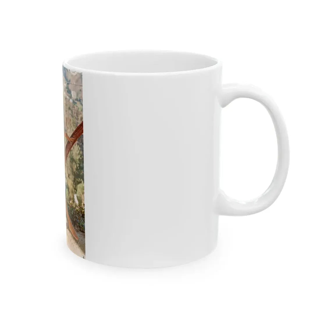 Victoria Vetri #131 - Topless (Vintage Female Icon) White Coffee Mug - Go Mug Yourself