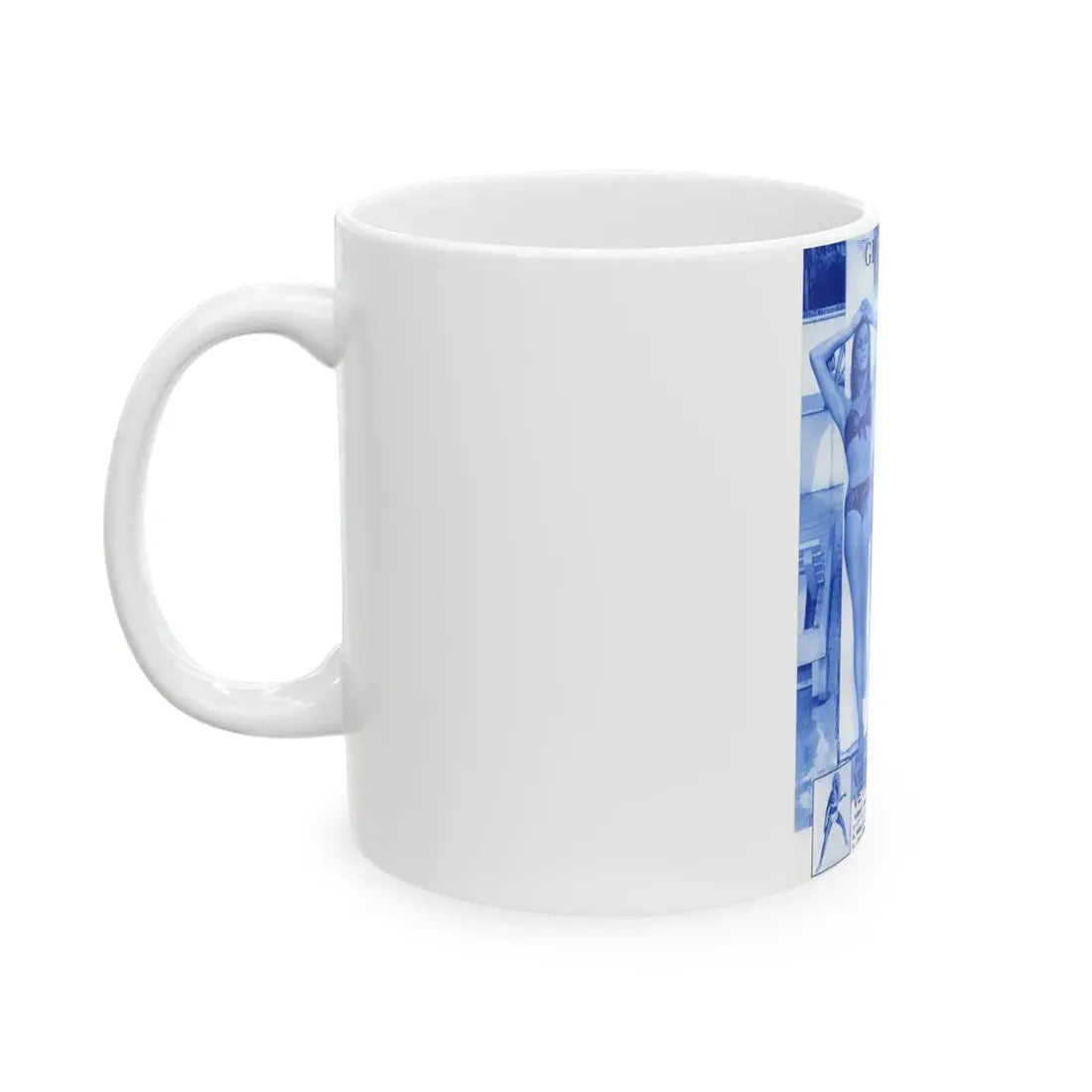 Victoria Vetri #133 - Japanese Pin-Up Poster (Vintage Female Icon) White Coffee Mug - Go Mug Yourself