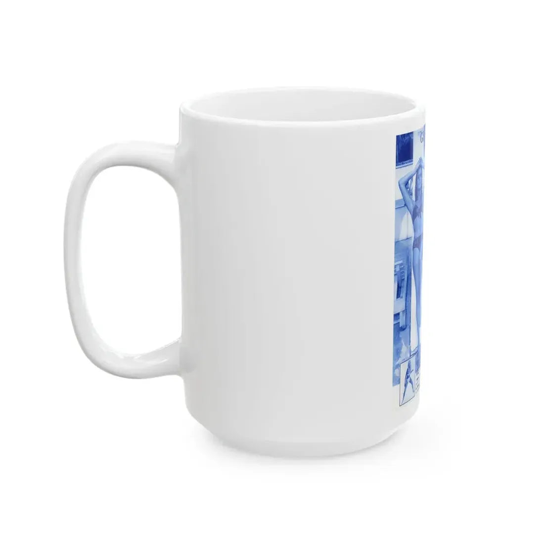 Victoria Vetri #133 - Japanese Pin-Up Poster (Vintage Female Icon) White Coffee Mug - Go Mug Yourself