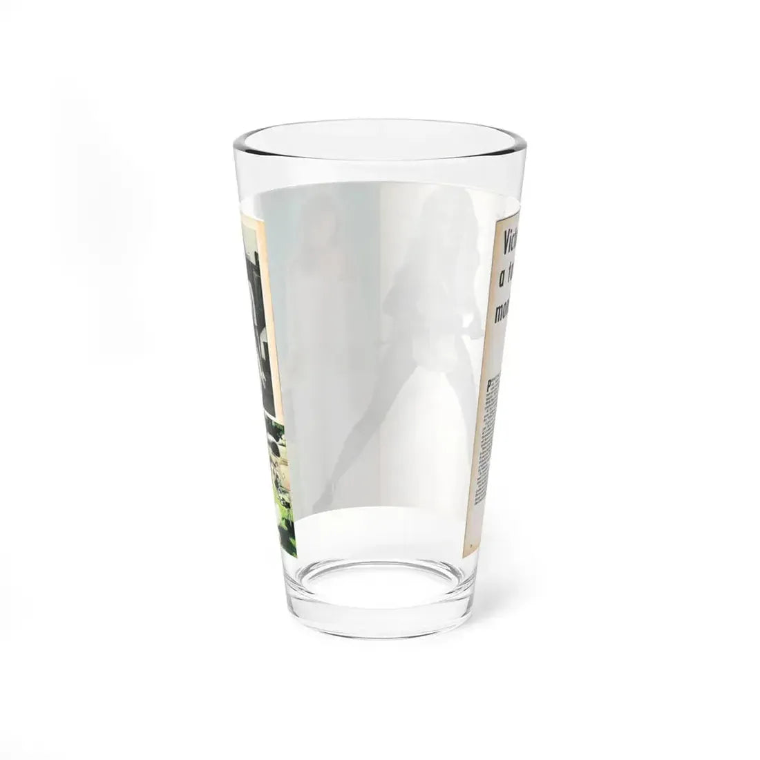 Victoria Vetri #136 (Vintage Female Icon) Pint Glass 16oz - Go Mug Yourself