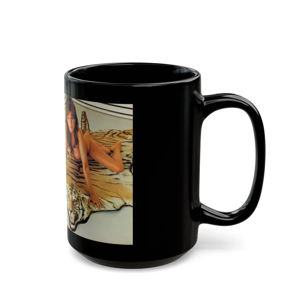 Victoria Vetri #142 (Vintage Female Icon) Black Coffee Mug-Go Mug Yourself