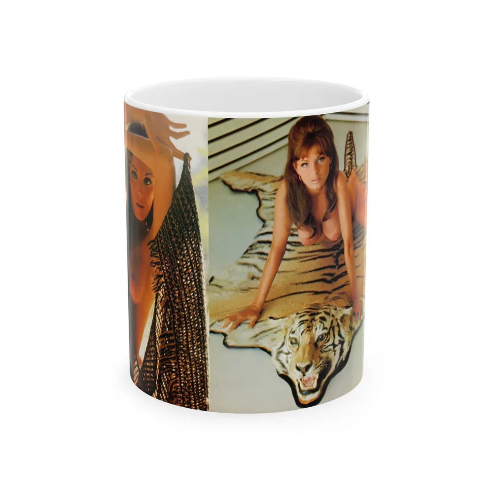 Victoria Vetri #142 (Vintage Female Icon) White Coffee Mug-11oz-Go Mug Yourself